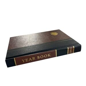 The 1980 World Book Year Book Childcraft Inc. Black, Brown, Gold, Hardcover Book